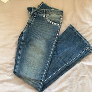 Wrangler wide leg denim